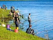 Первые соревнования по спортивной ловле рыбы собрали 30 участников 